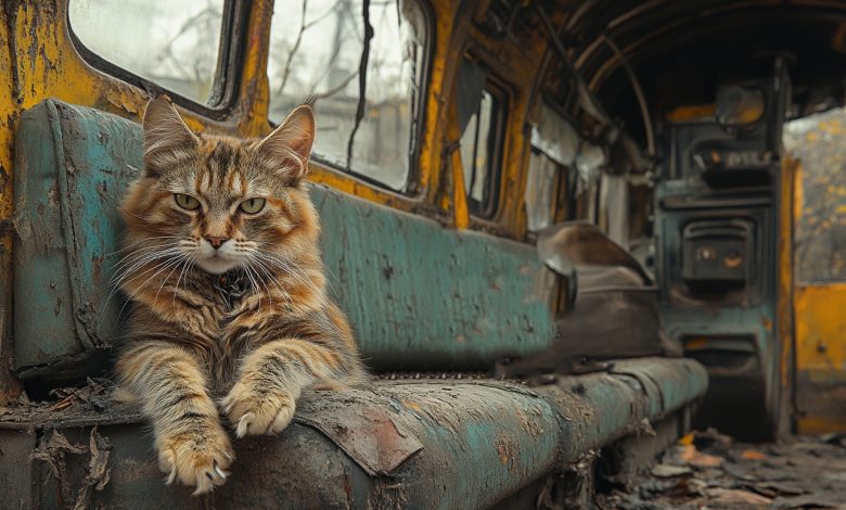 Nastolatek przemienił stary opuszczony autobus w schronienie dla kotów: jak jeden pomysł zmienił życie całej ulicy Nastolatek przemienił stary opuszczony autobus w schronienie dla kotów: jak jeden pomysł zmienił życie całej ulicy