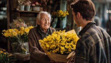 Sprzedawczyni w kwiaciarni rzuciła staruszkowi złośliwie zwiędły kwiat za 22 złote — ale to, co wydarzyło się potem, sprawiło, że spuściła wzrok ze wstydu… Sprzedawczyni w kwiaciarni rzuciła staruszkowi złośliwie zwiędły kwiat za 22 złote — ale to, co wydarzyło się potem, sprawiło, że spuściła wzrok ze wstydu…