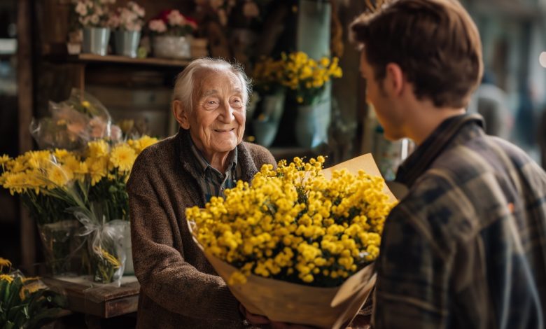 Sprzedawczyni w kwiaciarni rzuciła staruszkowi złośliwie zwiędły kwiat za 22 złote — ale to, co wydarzyło się potem, sprawiło, że spuściła wzrok ze wstydu…