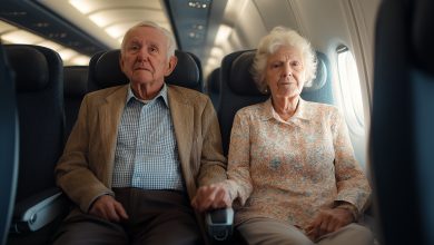 W samolocie na naszych miejscach siedziała starsza para. Już chciałem się oburzyć, ale ich słowa sprawiły, że zamilkłem…