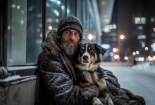 Tamtego wieczoru po prostu nakarmiłam bezdomnego mężczyznę i jego psa, a miesiąc później szef wezwał mnie i powiedział: «Nie masz pojęcia, co zrobiłaś»…