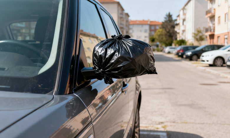 Dziwaczna prośba sąsiadki o powieszenie torby na lusterku jej samochodu, którą zrozumiałam dopiero po jej powrocie…