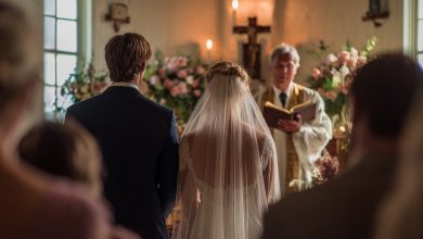 Już miałem powiedzieć „tak” na własnym ślubie, kiedy mój dwunastoletni syn krzyknął: „TATO, CZEKAJ! SPOJRZ NA JEJ RAMIĘ!”