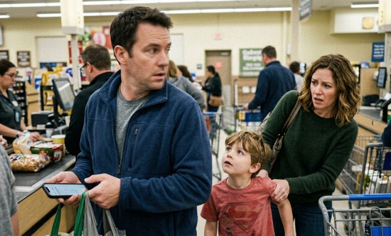 Stałem w kolejce po zakupy, kiedy chłopiec za mną powiedział do mamy: „Spójrz! Ten pan wygląda zupełnie jak tata”.