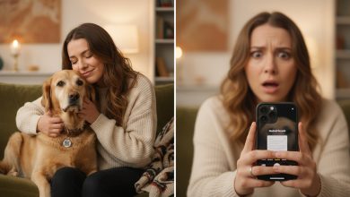 Siostry dzieliły dom babci. Zabrałam tylko jej starego psa — i oniemiałam, kiedy zeskanowałam kod na jego obroży