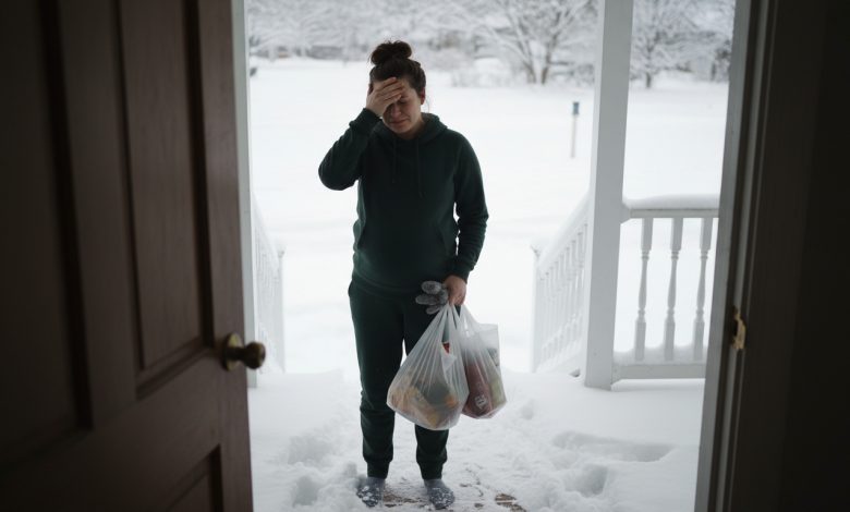 Mąż zamknął mnie na zewnątrz na mrozie — a to, co zobaczyłam w środku, przewróciło wszystko do góry nogami