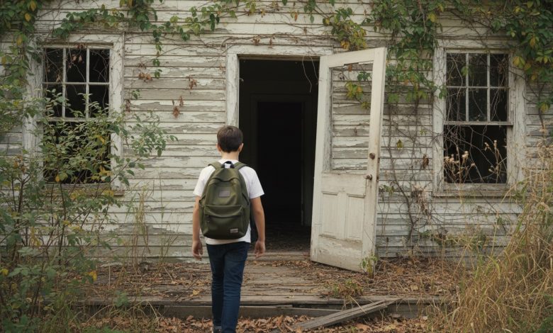 Nauczyciel zauważył, że uczeń codziennie chodzi do opuszczonego domu na obrzeżach — i poszedł za nim