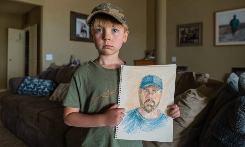 Mój syn cały czas rysował tego samego mężczyznę — i pewnego dnia zapukał do naszych drzwi…