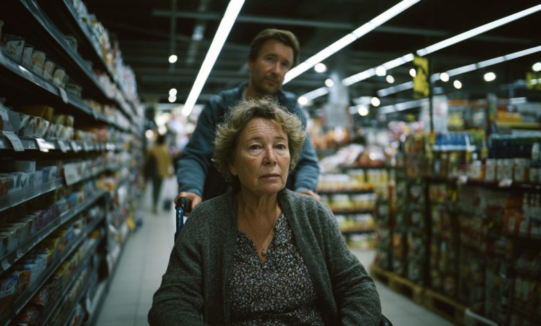 Bezczelna klientka z pełnym wózkiem wyprzedziła moją mamę na wózku inwalidzkim przy kasie. To, co rozległo się przez megafon sklepowy, wprawiło cały sklep w zdumienie… Bezczelna klientka z pełnym wózkiem wyprzedziła moją mamę na wózku inwalidzkim przy kasie. To, co rozległo się przez megafon sklepowy, wprawiło cały sklep w zdumienie…