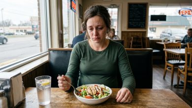 Byłam w ciąży z bliźniakami i nie jadłam przez prawie cały dzień… Ale to, co mój mąż powiedział w przydrożnej kawiarni, sprawiło, że cała sala zamilkła…