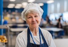 Klasowi od lat śmiali się z mojej babci ze szkolnej stołówki — do momentu, gdy moje przemówienie na zakończenie roku sprawiło, że cała sala zamilkła…