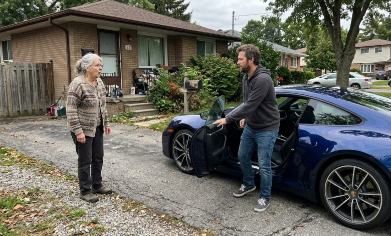 Tydzień temu mnie okradziono — a dziś mój bezrobotny syn przyjechał do domu nowym sportowym samochodem