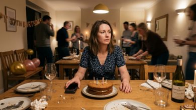 Mąż wyszedł z moich urodzin, powołując się na pilną pracę — postanowiłam go śledzić