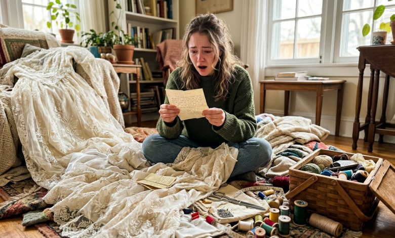 Zdecydowałam się założyć suknię ślubną mojej babci na jej cześć — ale podczas jej poprawiania znalazłam ukrytą notatkę, która ujawniła prawdę o moich rodzicach