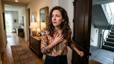 Domofon zadzwonił, a mój mąż zbladł, jakby zobaczył ducha. “Nie otwieraj,” wyszeptał. Otworzyłam.