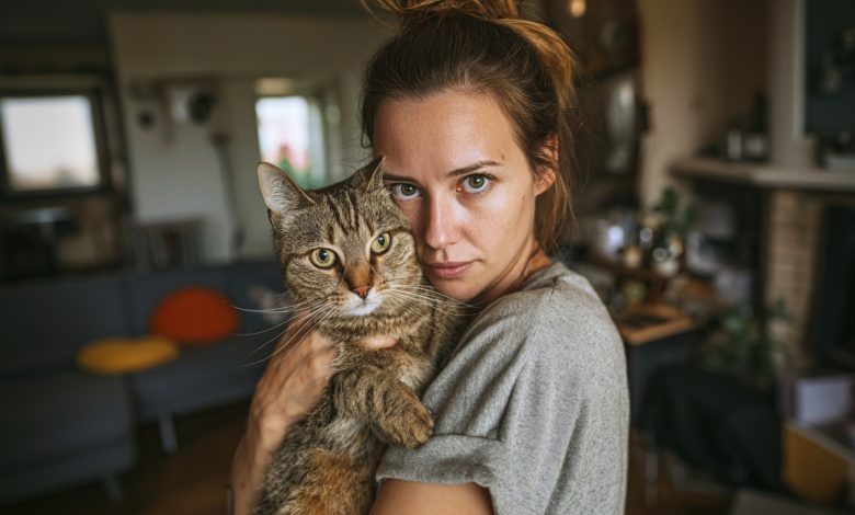 Sąsiad zniknął, zostawiając mi kota — a kilka tygodni później znalazłam w obroży klucz i notatkę