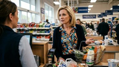 Kiedy podeszłam do kasy, kasjerka powiedziała: “Oh, mąż znowu z panią nie przyszedł? Był tu wczoraj z taką ładną blondynką.” Zamarłam — bo wczoraj miał pracować do późna.