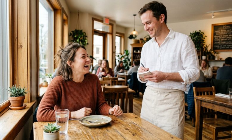 Był właścicielem restauracji — ale na pierwszej randce udawał kelnera