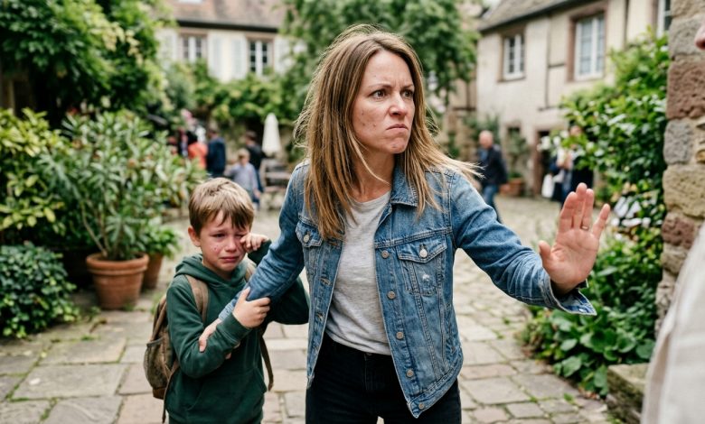 Mój syn ma autyzm. Kilka dni temu sąsiadka zatrzymała mnie na podwórku i, wskazując na mojego syna, zapytała: „A on jest normalny? Bo czasem dziwnie się zachowuje”. Mój syn stał obok. Ma 9 lat. Wszystko usłyszał i się rozpłakał. Spojrzałam na jego twarz,  odwróciłam się do sąsiadki i zrobiłam coś, co zapamiętał cały blok.