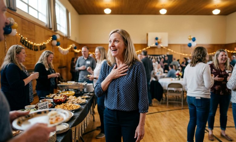 Poszłam na zjazd szkolny bez oczekiwań. A potem On wszedł — i znów miałam siedemnaście lat, serce biło jak szalone, a w całym pokoju zapanowała cisza.