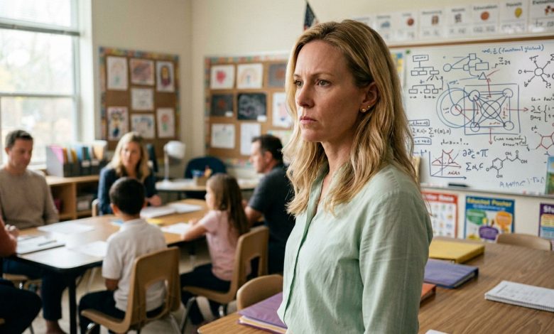 Na zebraniu rodzicielskim nauczycielka powiedziała o moim synu przy wszystkich rodzicach: „Takim dzieciom lepiej będzie w szkole specjalnej — tam będzie im łatwiej”. Mąż szarpnął mnie za rękę — „milcz”. Nie wytrzymałam i to, co powiedziałam tej nauczycielce, wprawiło w osłupienie całą klasę…