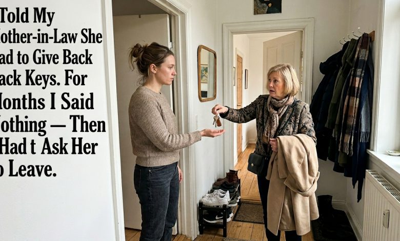 Powiedziałam mojej teściowej, że musi oddać klucze. Przez miesiące milczałam — potem musiałam poprosić ją, żeby odeszła.