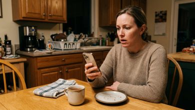 W sobotę miał “wezwisko do pracy” i wyszedł tylko na godzinę. Tego wieczoru kelnerka napisała do mnie na mediach społecznościowych: “Nie chcę się wtrącać, ale twój mąż zostawił coś na stole.”