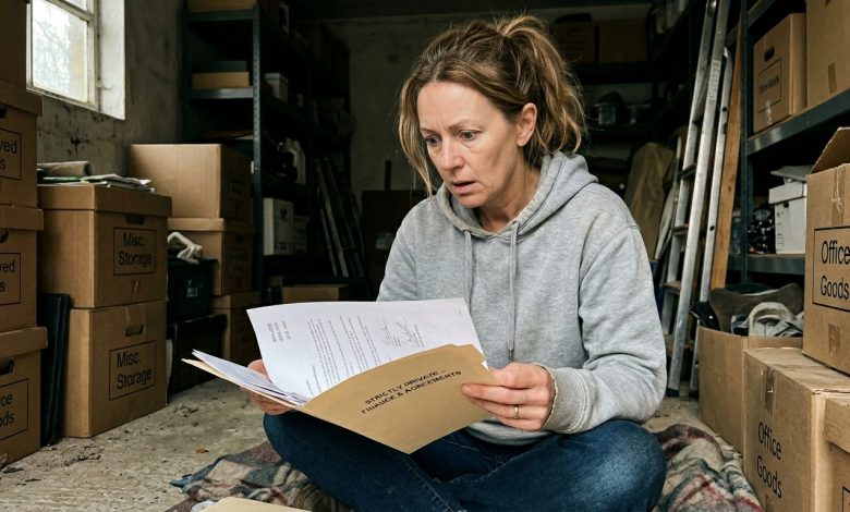 Porządkowałam schowek miesiąc po śmierci mamy — znalazłam pudełko z dokumentami mieszkania, na których widniał podpis mojej siostry i data. To, co zobaczyłam, sprawiło, że musiałam zadzwonić do notariusza