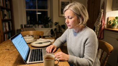 Przez piętnaście lat podawałam kolację punktualnie o siódmej — a w ten piątek po raz trzeci z rzędu przyszła wiadomość „spóźnię się” — przykryłam talerz pokrywką, usiadłam do komputera i zobaczyłam, co stoi za tymi spóźnieniami.