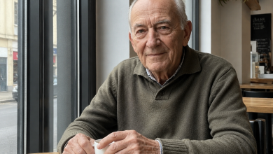 Po prostu jedliśmy obiad w centrum handlowym… ale jedno krótkie zdanie mojego 82-letniego ojca sprawiło, że nastolatek zamilkł i się zamyślił…